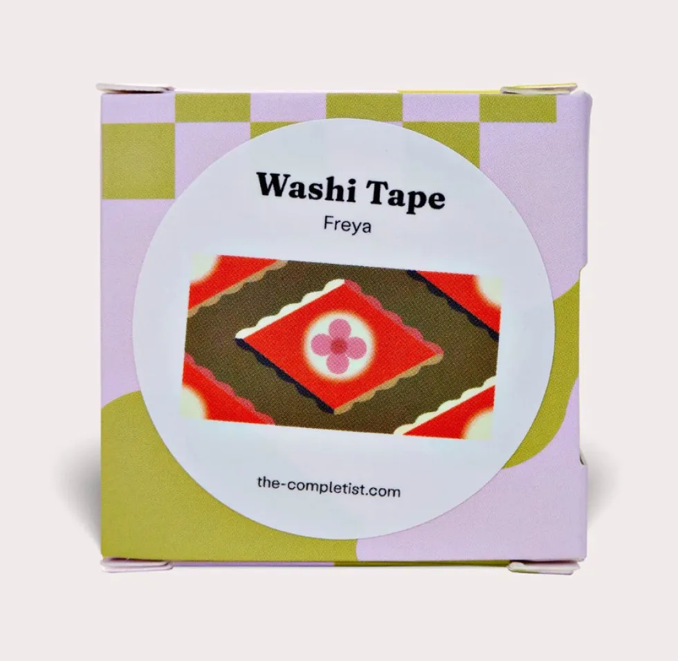 Taśma papierowa washi Freya - The Completist. - 15 mm x 10 m