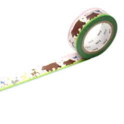 Taśma papierowa washi - MT Masking Tape - Awake from hibernation 7 m
