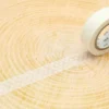 Taśma papierowa washi - MT Masking Tape - Dot White, 7 m