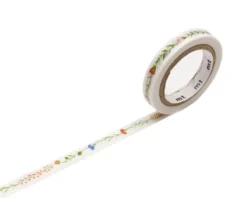 Taśma papierowa washi - MT Masking Tape - Flower Line, 7 m