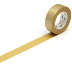 Taśma papierowa washi - MT Masking Tape - Gold, 7 m