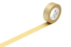 Taśma papierowa washi - MT Masking Tape - Gold, 7 m
