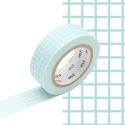 Taśma papierowa washi - MT Masking Tape - Hougan Mint Blue, 7 m