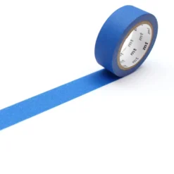 Taśma papierowa washi - MT Masking Tape - Matte Blue 7 m