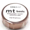 Taśma papierowa washi - MT Masking Tape - Metallic Rose Gold, 7 m