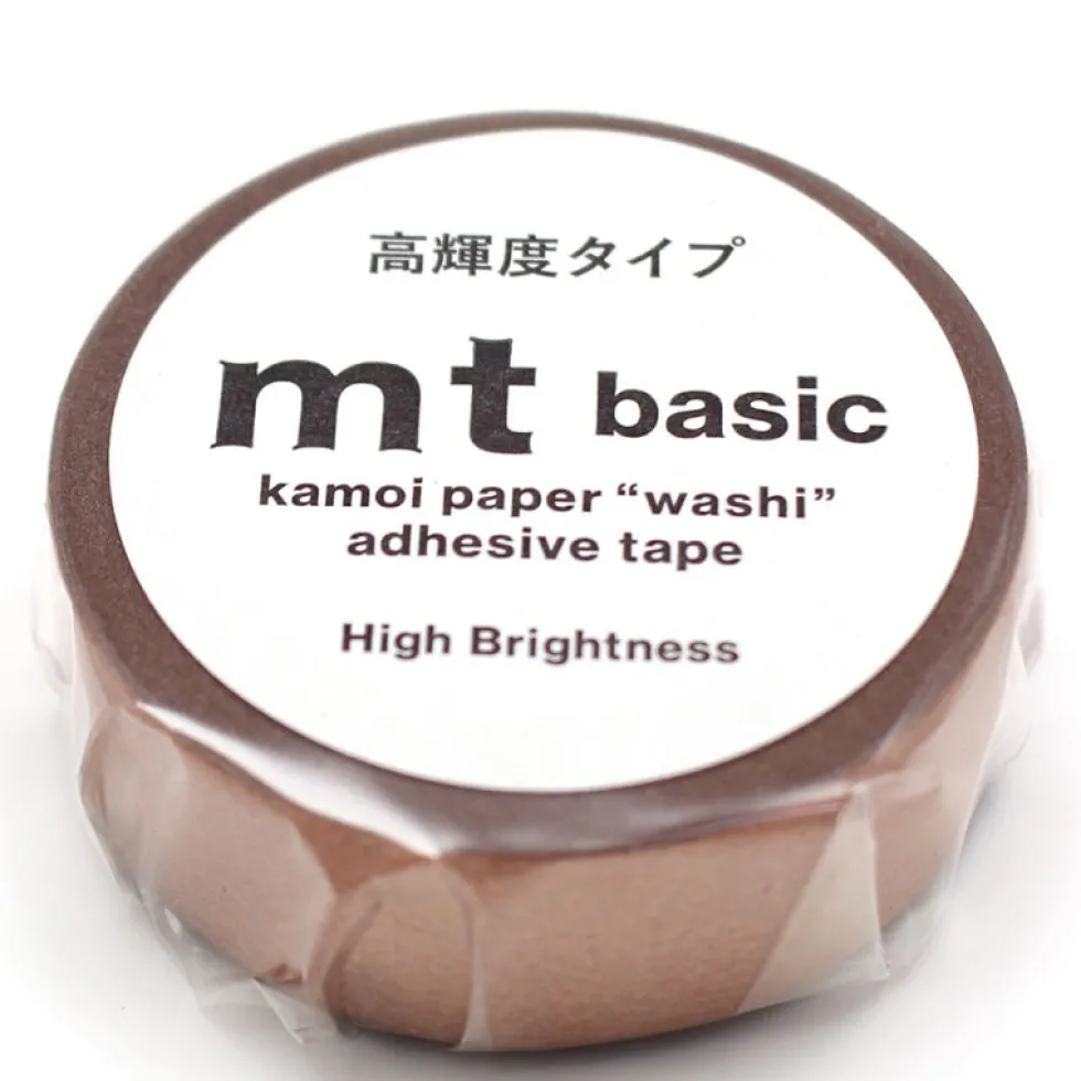 Taśma papierowa washi - MT Masking Tape - Metallic Rose Gold, 7 m