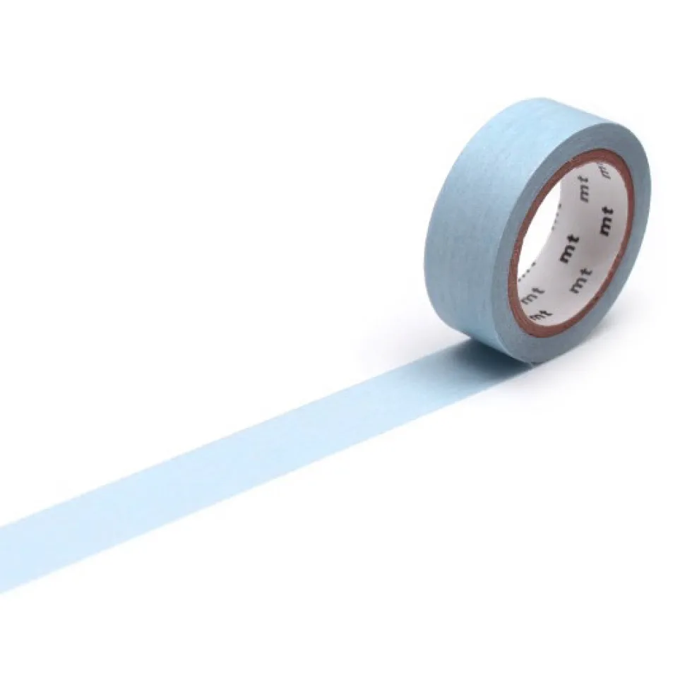 Taśma papierowa washi - MT Masking Tape - Pastel Blue, 7 m