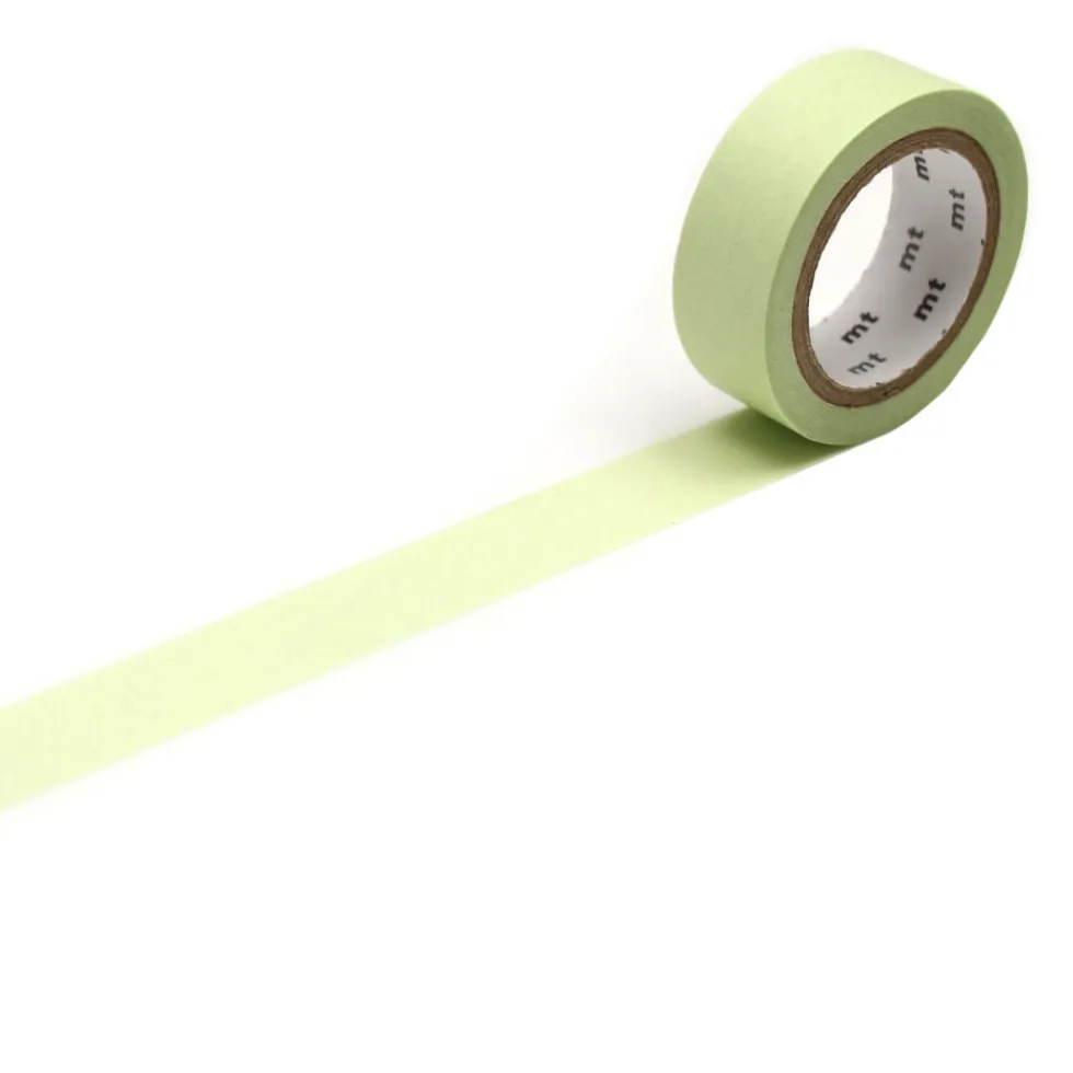 Taśma papierowa washi - MT Masking Tape - Pastel Leaf, 7 m