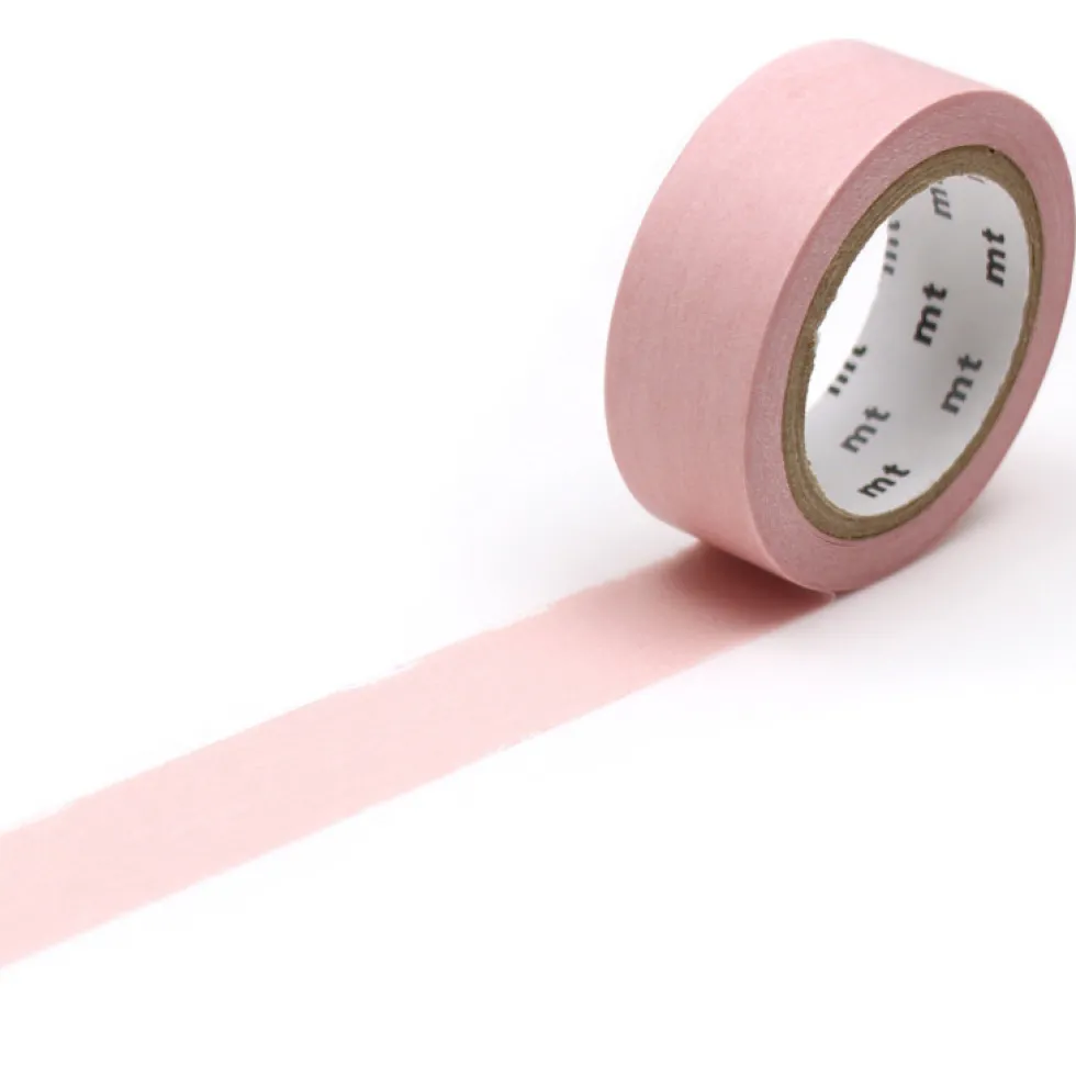 Taśma papierowa washi - MT Masking Tape - Pastel Scarlet 7 m