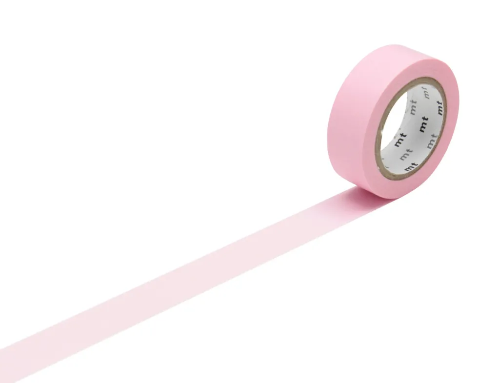 Taśma papierowa washi - MT Masking Tape - Rose Pink, 7 m
