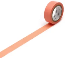 Taśma papierowa washi - MT Masking Tape - Salmon Pink, 7 m