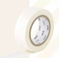 Taśma papierowa washi - MT Masking Tape - Stripe White, 7 m