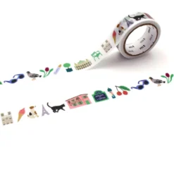 Taśma papierowa washi - MT Masking Tape x Lea Maupetit - Paris 7 m