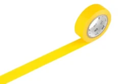 Taśma papierowa washi - MT Masking Tape - Yellow, 7 m