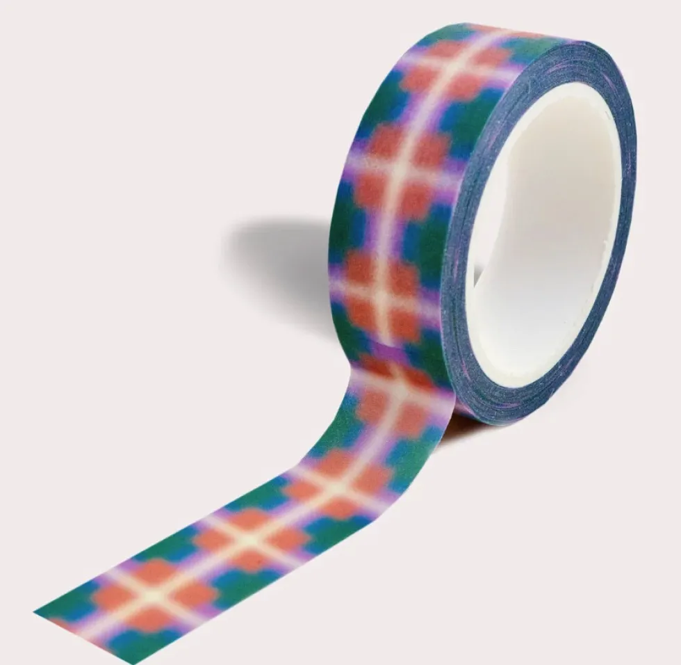 Taśma papierowa washi Olivia - The Completist. - 15 mm x 10 m