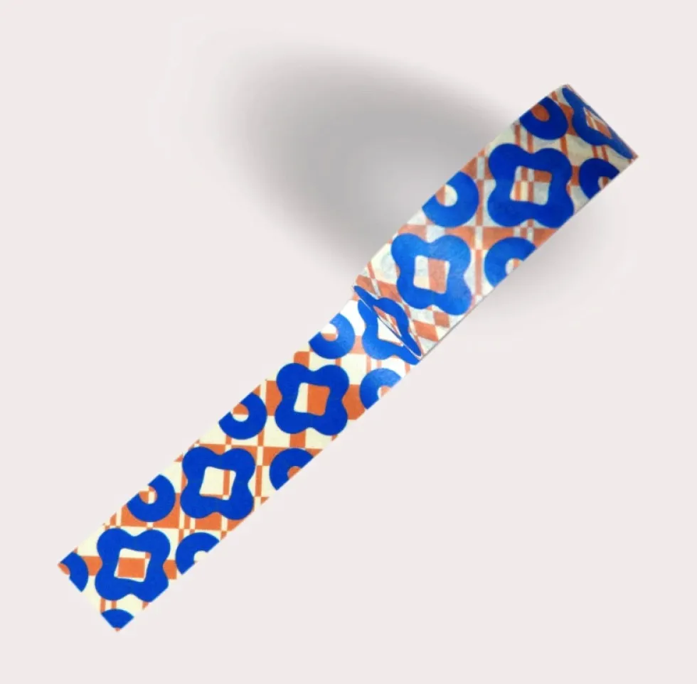 Taśma papierowa washi Palau - The Completist. - 15 mm x 10 m