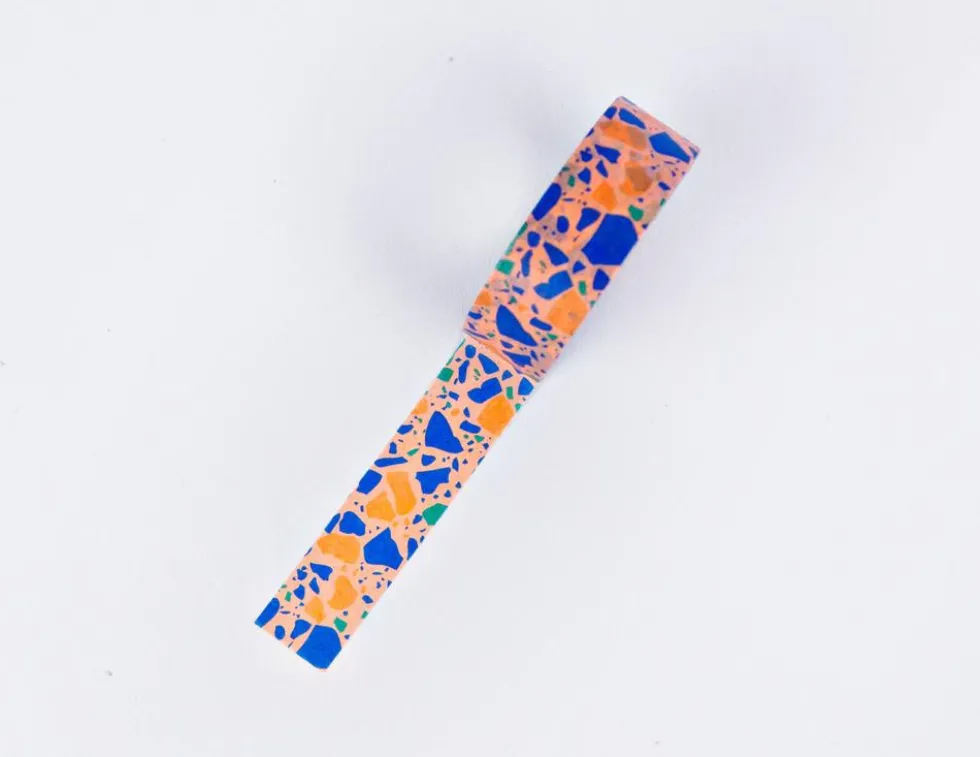 Taśma papierowa washi Peach Terazzo - The Completist.