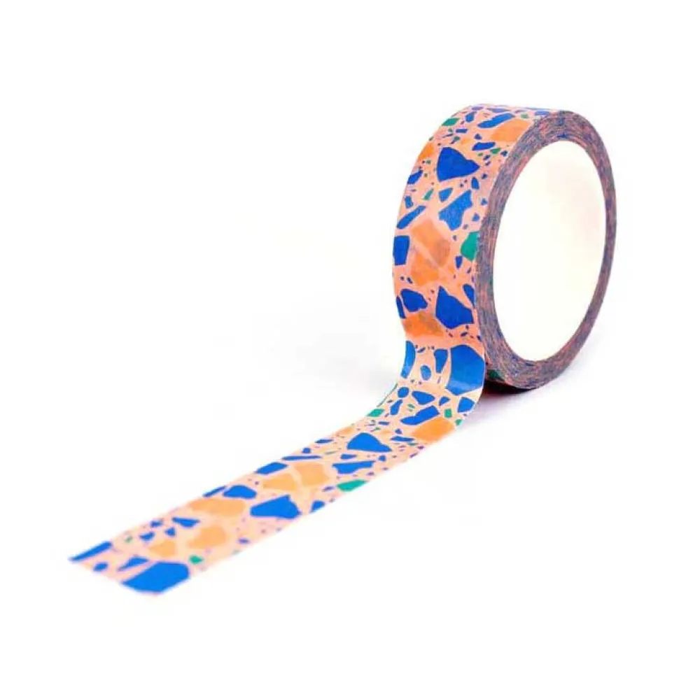 Taśma papierowa washi Peach Terazzo - The Completist.