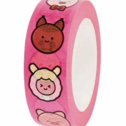 Taśma washi Chingu Animals - Paper Poetry - 1,5 cm x 10 m