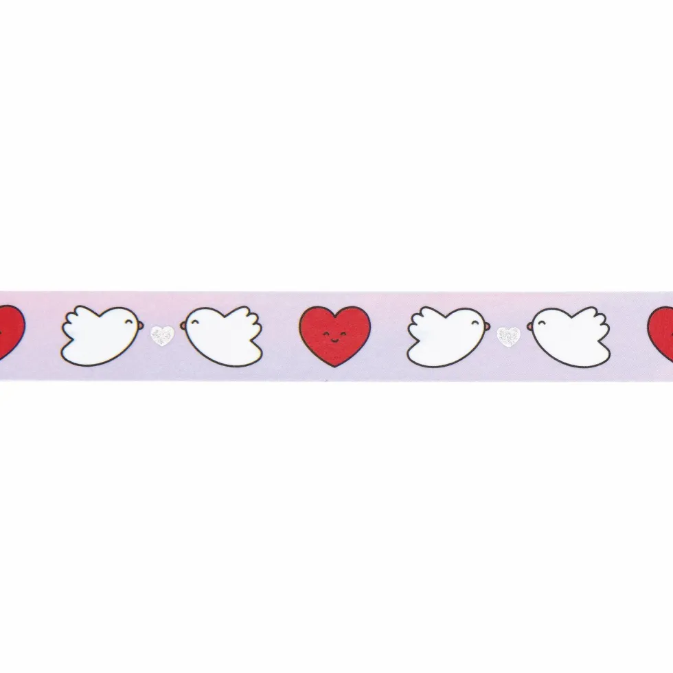 Taśma washi Chingu Lovebirds - Paper Poetry - 1,5 cm x 10 m