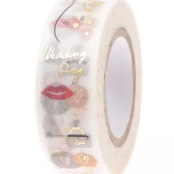Taśma washi, Wedding Day - Paper Poetry - 15 mm x 10 m