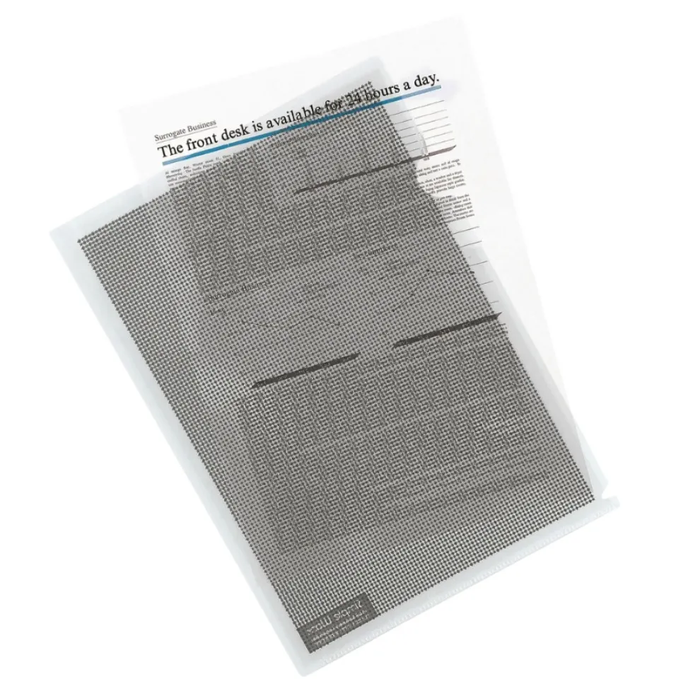 Teczka kamuflażowa A4 - Plus - transparentna