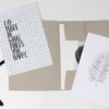 Teczka papierowa na dokumenty i rysunki A2 - Paper Poetry