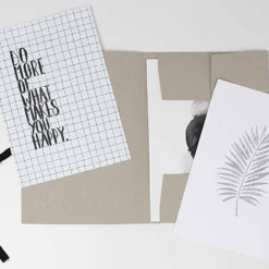 Teczka papierowa na dokumenty i rysunki A2 - Paper Poetry