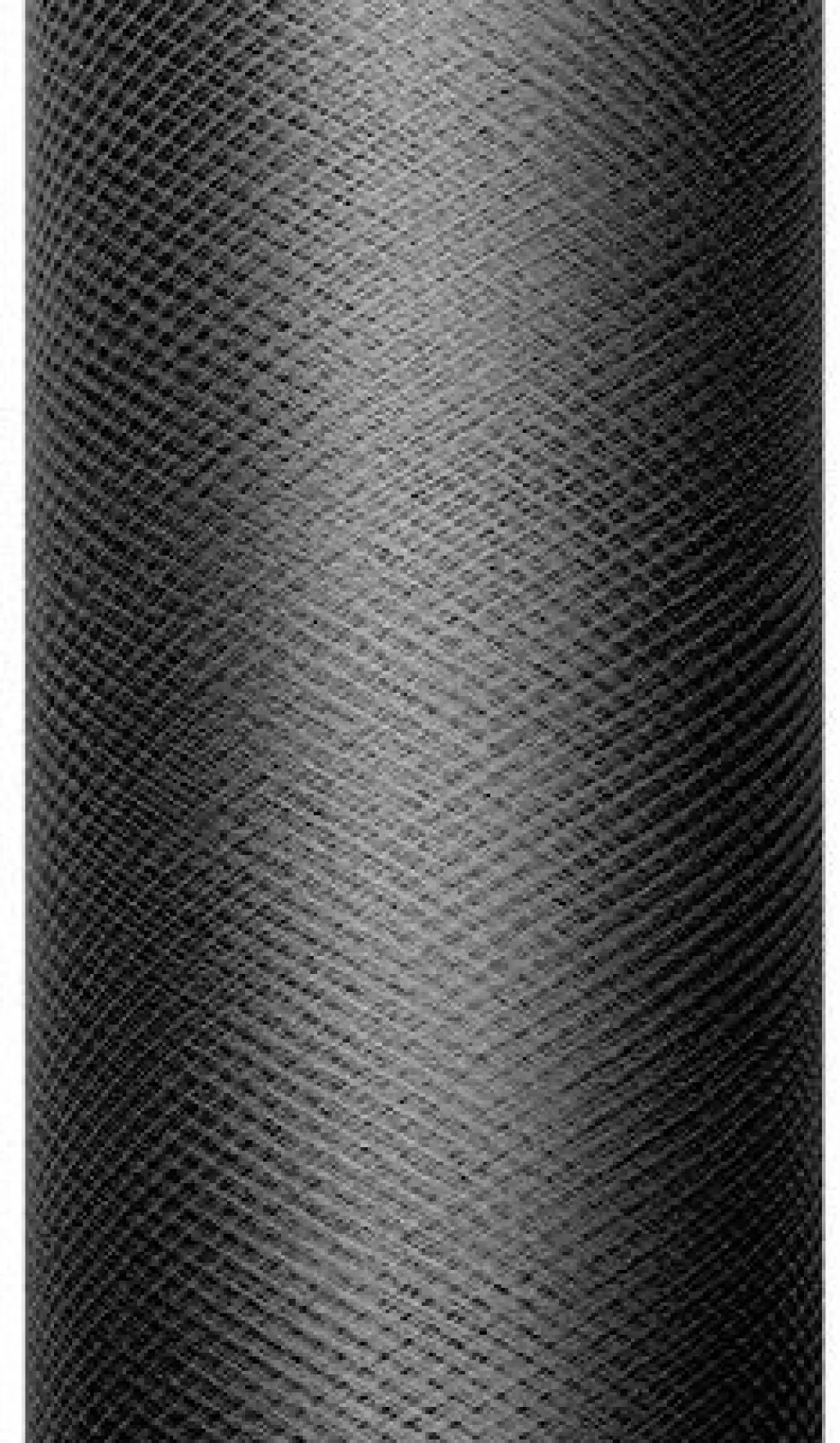 Tiul dekoracyjny 30 cm - czarny, 9 m