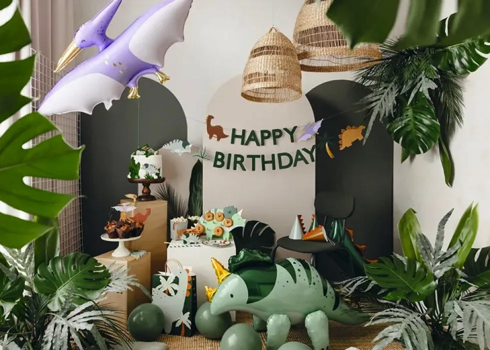 Toppery do muffinek Dinozaury - 8-12 cm, 6 szt.