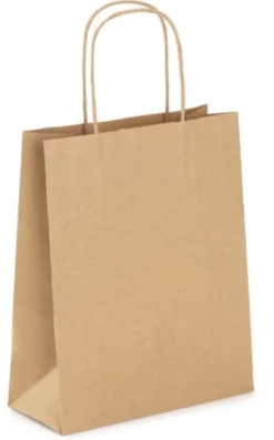Torba papierowa brązowa - 24 x 10 x 32 cm