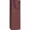 Torba prezentowa na wino Falcon - Stewo - bordowa 11 x 10,5 x 36 cm