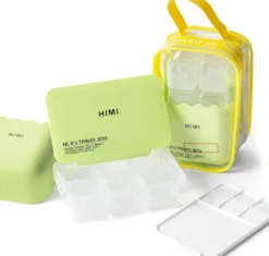 Travel Box do farb Twin Cup & Jelly Cup - HIMI - Apple Green
