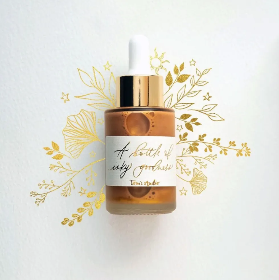 Tusz akrylowy do kaligrafii - Tom's Studio - Gold 30 ml
