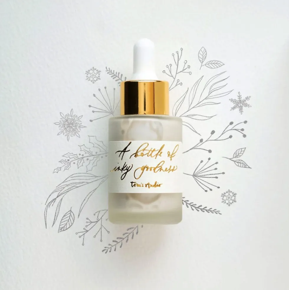Tusz akrylowy do kaligrafii - Tom's Studio - Silver 30 ml