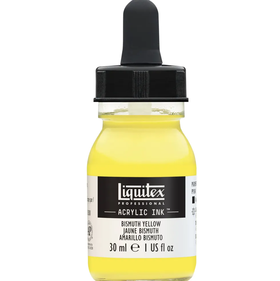 Tusz akrylowy - Liquitex - Bismuth Yellow, 30 ml