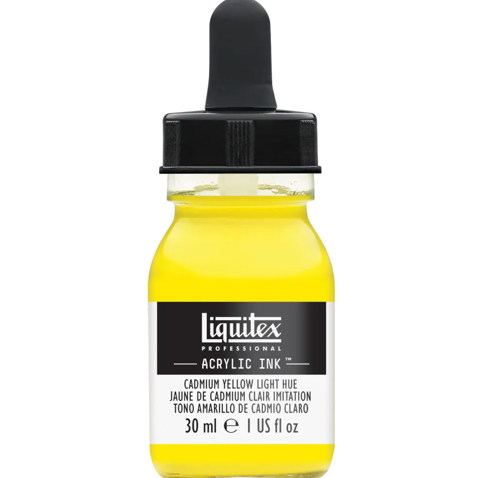 Tusz akrylowy - Liquitex - Cadmium Yellow Light Hue, 30 ml