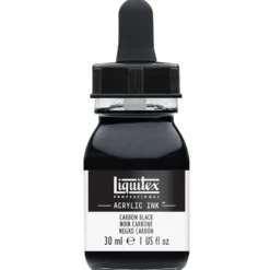 Tusz akrylowy - Liquitex - Carbon Black, 150 ml