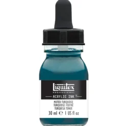 Tusz akrylowy - Liquitex - Muted Turquoise, 30 ml