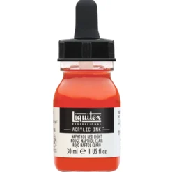 Tusz akrylowy - Liquitex - Naphthol Red Light, 30 ml
