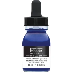 Tusz akrylowy - Liquitex - Phthalo Blue Green Shade, 30 ml