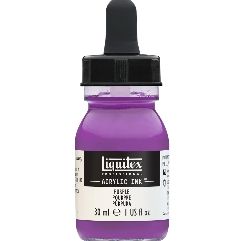 Tusz akrylowy - Liquitex - Purple, 30 ml