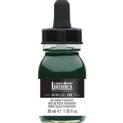 Tusz akrylowy - Liquitex - Sap Green Permanent, 30 ml
