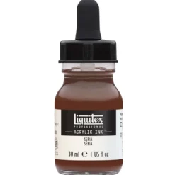 Tusz akrylowy - Liquitex - Sepia, 30 ml