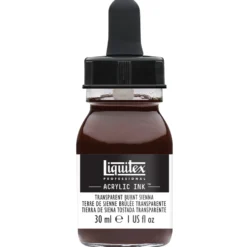 Tusz akrylowy - Liquitex - Transparent Burnt Sienna, 30 ml