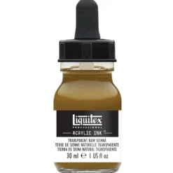 Tusz akrylowy - Liquitex - Transparent Raw Sienna, 30 ml