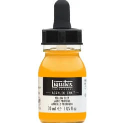 Tusz akrylowy - Liquitex - Yellow Deep, 30 ml