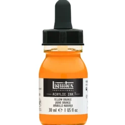 Tusz akrylowy - Liquitex - Yellow Orange, 30 ml