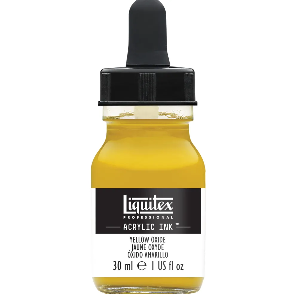 Tusz akrylowy - Liquitex - Yellow Oxide, 30 ml