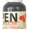 Tusz akrylowy - Renesans - czarny, 35 ml